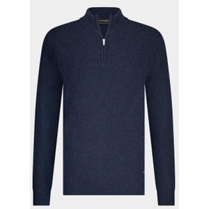 Scotland Blue - SPE25305OT32SB/290 - Pullover - Blauw - Half Zip