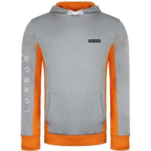 Devote - Londen Cody - Hoodie - Grijs/Oranje