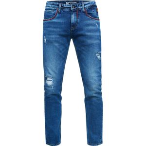Rusty Neal - MINO - Jeansbroek - Slim Fit - Stretch - Destroyed