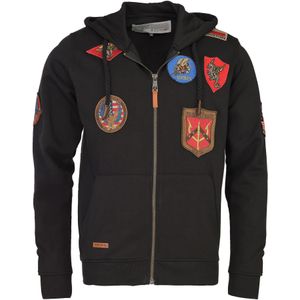 Top Gun - TG20191057 - Sweatjack - Zwart