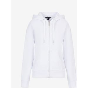 Armani Exchange - Full-Zip Hoodie - Wit - Dames