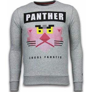 Local Fanatic Panther rhinestone sweater