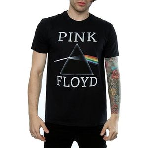 Li-cense Pink floyd heren dark side of the moon prism katoenen t-shirt