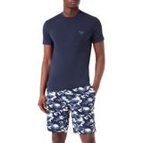 Emporio Armani - Pyjama - Heren - Korte Mouwen - Bermuda - Decoratief Patroon