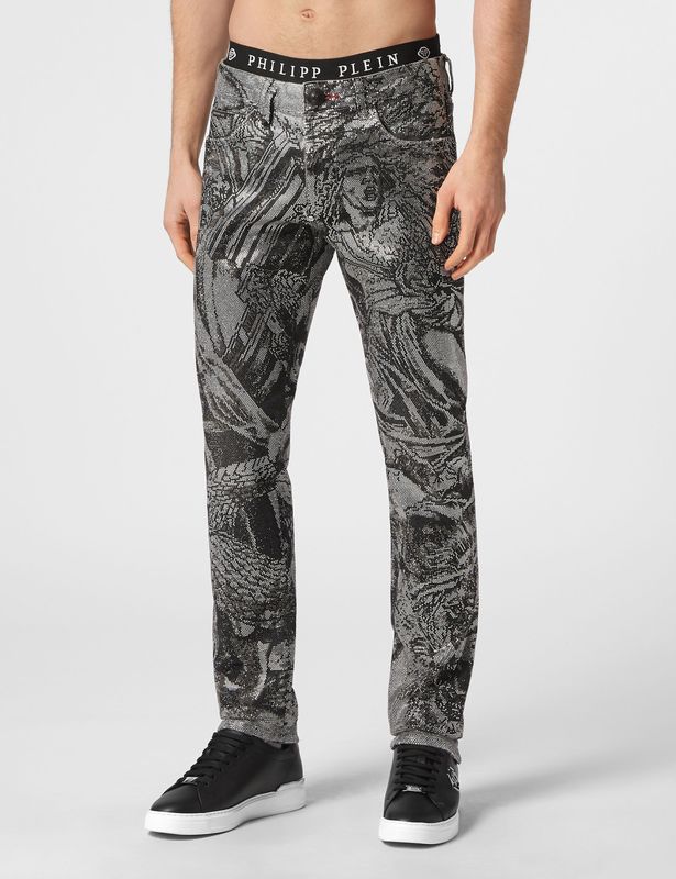 Jeans Recht Model Tattoo