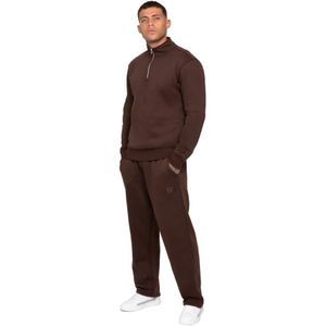 Enzo Milano - Heren Half-Zip Sweatshirt - Trainingspak Set