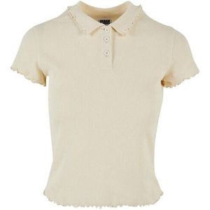 Urban Classics Dames geribd poloshirt
