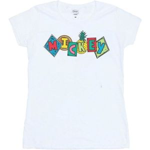 Li-cense - Disney T-shirt - Mickey Mouse - Katoen - Blokken