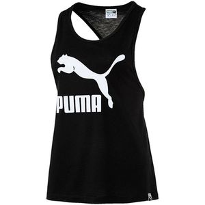 Puma - Klassiek Logo - Mouwloze Damestop - Zwart