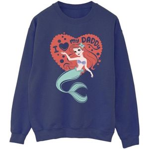 Li-cense Disney heren the little mermaid love daddy sweatshirt
