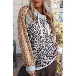 Bedrukte Lange Mouwen Hoodie