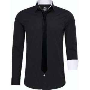 Set van 2 overhemden met stropdas