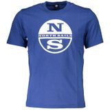 Classic - T-shirt - Blauw - Korte Mouwen - Ronde Hals