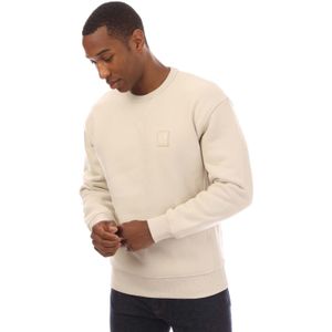 Belstaff - Hockley Sweatshirt - Crème - Heavyweight Katoen Fleece