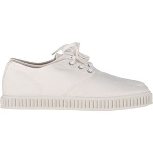 Maison Margiela MM22 Veterschoenen in Witte Canvas