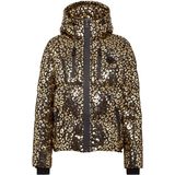 Plein Sport - Leopard Jacket - Gewatteerde Jas - Geel - Dames - Polyester
