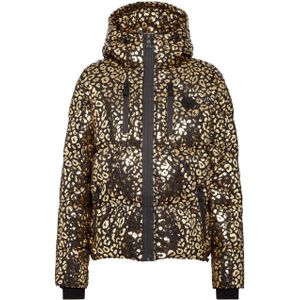 Plein Sport - Leopard Jacket - Gewatteerde Jas - Geel - Dames - Polyester