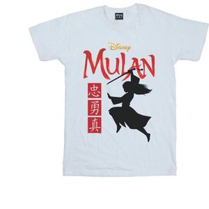 Li-cense Disney heren mulan film krijger silhouet t-shirt