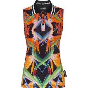 Plein Sport - Polo Shirt SS - Veelkleurig - Dames - Katoen