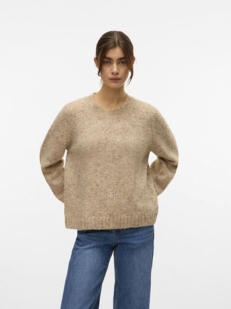 Vmingrid - Gebreide Pullover - O-hals - Lange Mouwen - Regular Fit