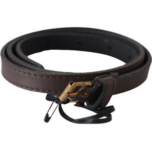 MILA SCHÖN Bruin Echt Leren Skinny Mode Donker