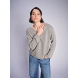 Mos Mosh 168060 829 mosmosh mm bine ls v-neck knit shadow