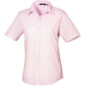Premier Dames popeline blouse met korte mouwen