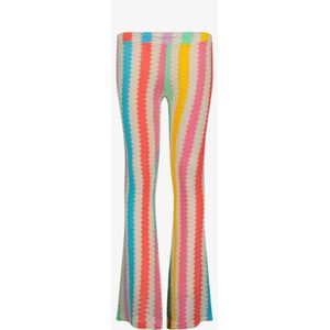 Saint Barth - Rachel Flared Pants - Wave Pastel - Elastieke Tailleband
