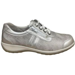 Stuppy - 9973-wijdte-h - Veterschoenen - Grijs/Zilver Metallic