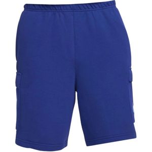 Nike - Loungewear - Blauwe Shorts - Met Merkazakken