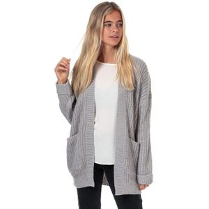 Brave Soul - Kristalgrijs - Open Vest - Dames