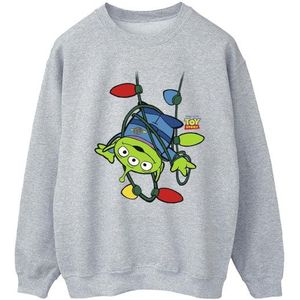 Li-cense Disney dames toy story kerstverlichting aliens sweatshirt