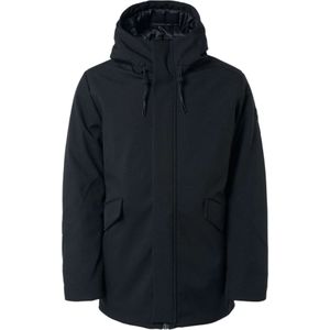 No Excess Jacket mid long fit hooded softshel black