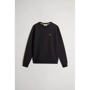 Woolrich Men logo interlock crewneck