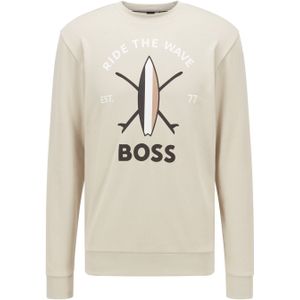 Boss - Savin - Sweatshirt - Beige - Heren
