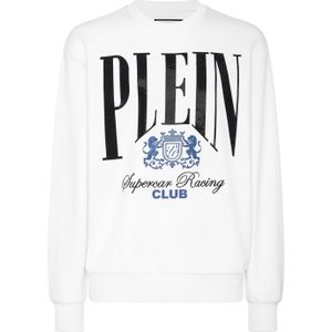Philipp Plein - Racing Club - Sweatshirt - Wit - Katoenmix