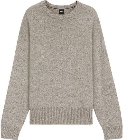 BOSS Black - C-Hercole - Pullover - Beige - 100% Scheerwol