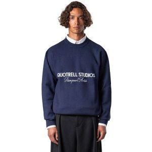 Quotrell - Mondrian Sweater - Navy