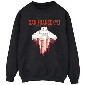 Li-cense Disney dames big hero 6 baymax san fransokyo hart sweatshirt