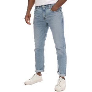 Levi's 502 Taper Hi Ball - Jeans - Blauw - 5-pocketconstructie - Taps Toelopen