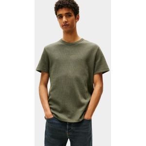 Tommy Jeans - TJM SLIM WAFFLE SCRIPT TEE - T-shirt - Groen