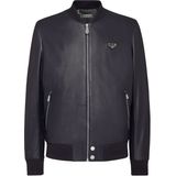 Leren Bomber Iconic Plein