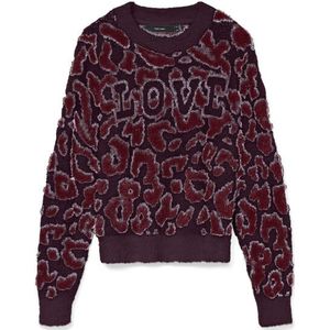 Vero Moda - Jungle - Gebreide Pullover - Dierenprint - Regular Fit