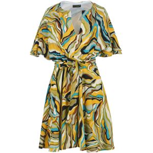 Wikkeljurk - Safari - Viscose - Korte Mouwen - Gevoerd