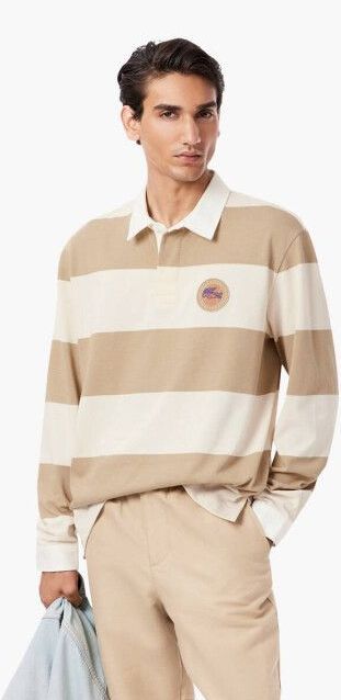 Lacoste - KH5916 - Polo - Ecru - Lange Mouw