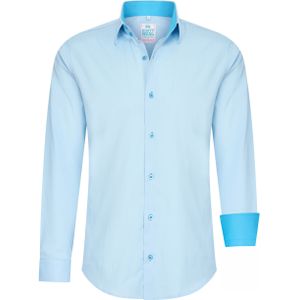 Rusty Neal - Overhemd - Pastelkleurig - Slim Fit - Katoenen Stretch