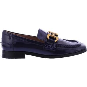 Bibi Lou - Drew Naplack Loafer - Blauw - Suède - Dames