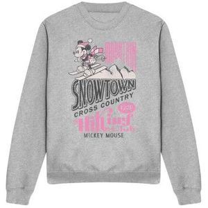 Disney Unisex volwassen snowtown ski mickey mouse sweatshirt