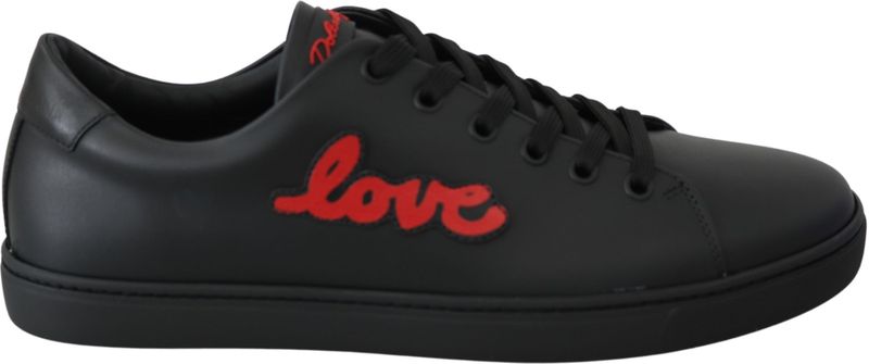 Dolce & Gabbana - Love Sneakers - Rood - Leer
