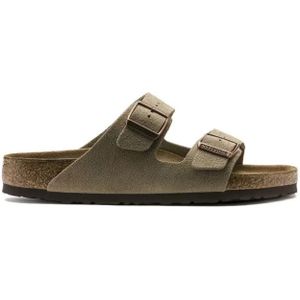 Birkenstock - Arizona Bs - Teenslippers - Beige - Suède